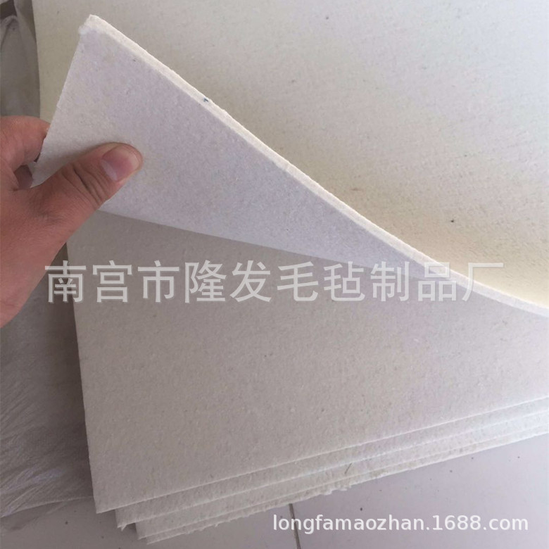 木材热压机羊毛毡价格 多层热压机缓冲毛毡 广西胶合板毛毡批发