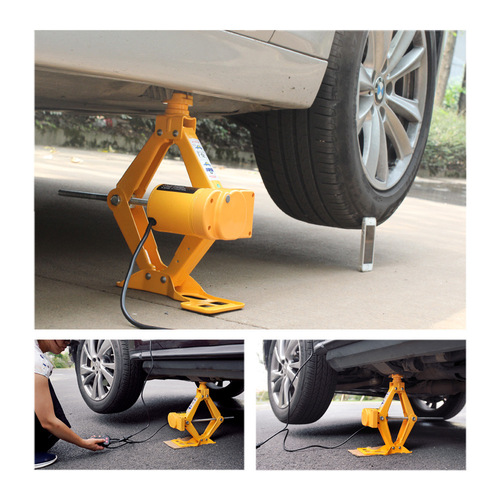 2T/3T spiral vertical jack portable car wireless remote control multifunctional universal tire changing pneumatic jack