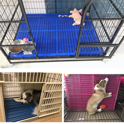 Dog cage foot plate cat and dog cooling plate pet foot plate dog cage plastic plate rabbit cage foot pad dog cage anti-stuck feet wet