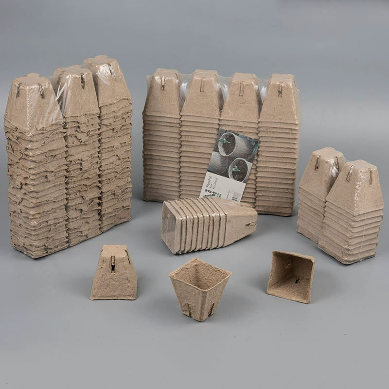 Одноразовая посадочная чашка может быть сопоставлена с этикеткой растений плита для рассады чаша для рассады пульпа чашка для рассады