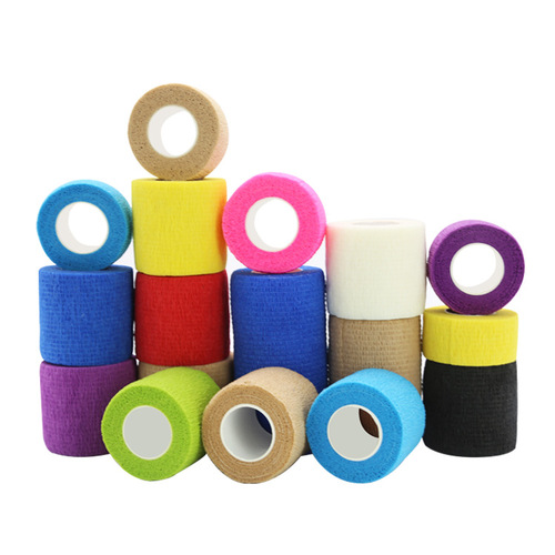 Self-adhesive bandage, pet dog bandage finger bandage, non-woven elastic outdoor camouflage bandage