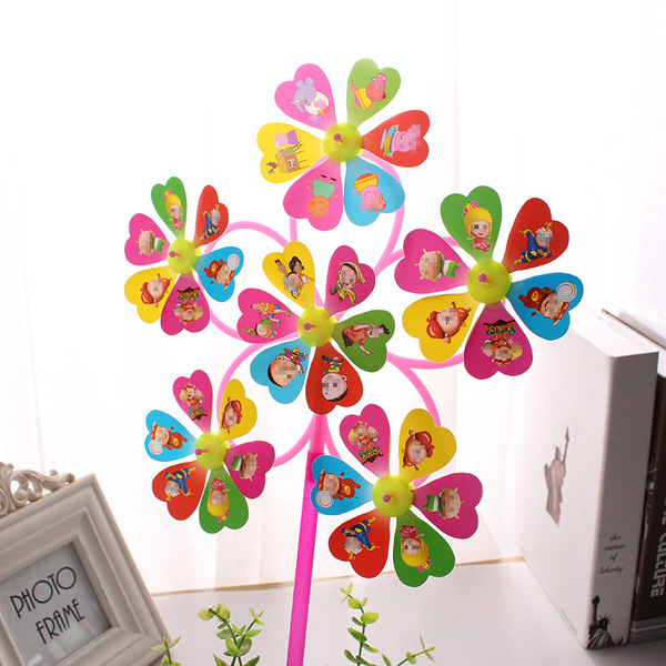 Cartoon rotating windmill toy