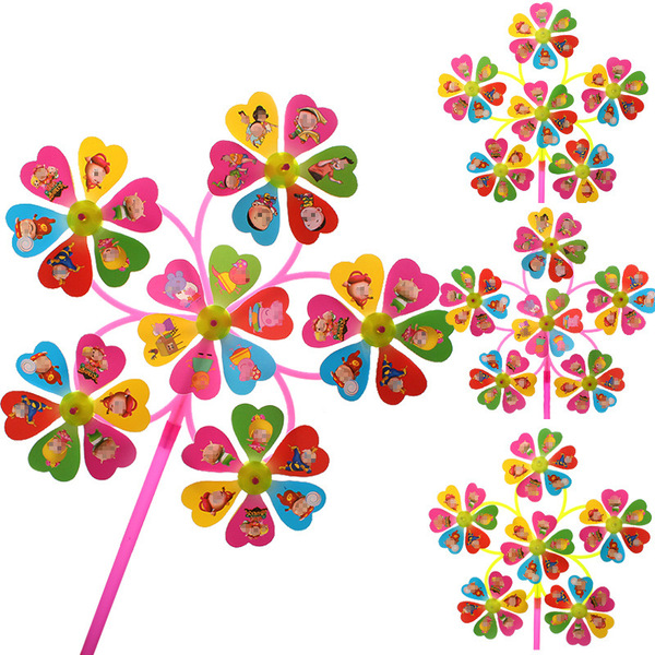 Cartoon rotating windmill toy