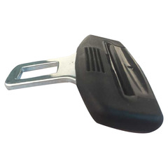 Car seatbelt component plug piece, bent locking tab, car seatbelt tongue piece, seatbelt bent locking tab