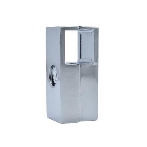 25X25 square steel connector shelf assembly square tube two-in-one display rack connector furniture pipe clamp aluminum alloy pipe connector