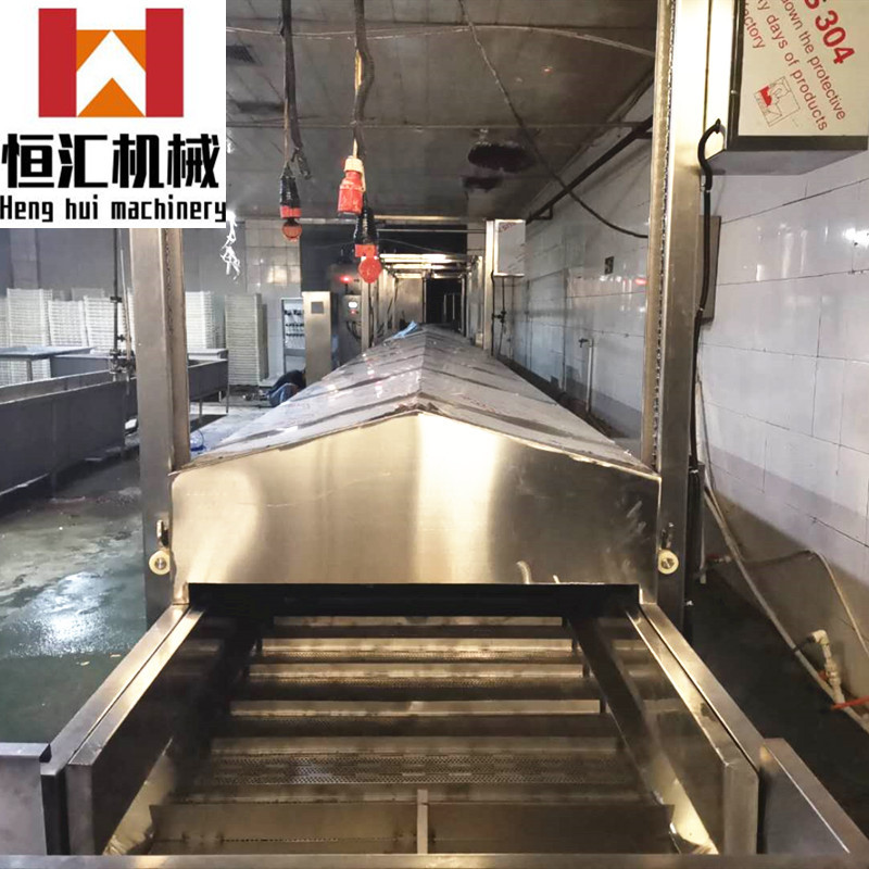 山东生产驴肉丸子成型蒸煮线价格鱼丸子成型蒸煮加工成套设备