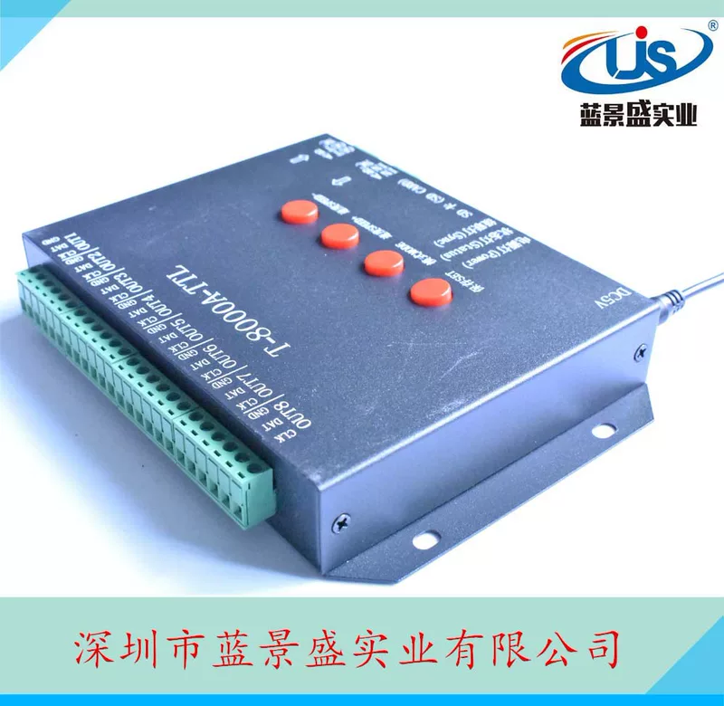 T-8000A-TTL LED full-color external controller SD card programmatic fantasy controller T-8000TTL