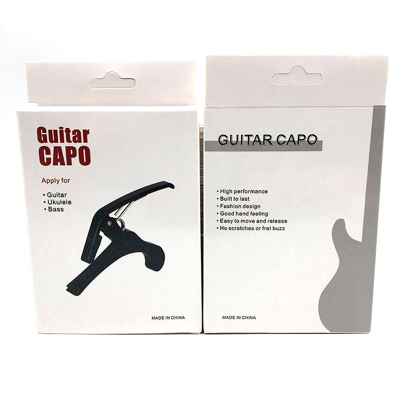 Plástico capo guitarra folk gran mano agarre ABS capo ukelele capo guitarra Accesorios