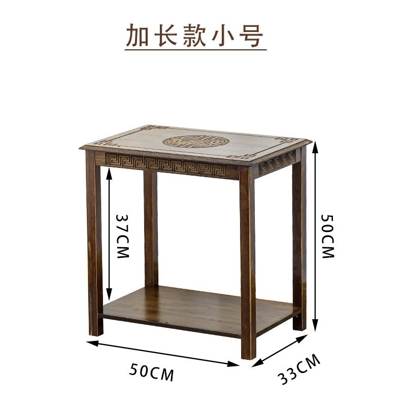 Yaouda sala de estar soporte de flores chino balcón soporte de maceta soporte de tanque de peces bambú mesa alargada verde rábano suculento soporte de flores al por mayor