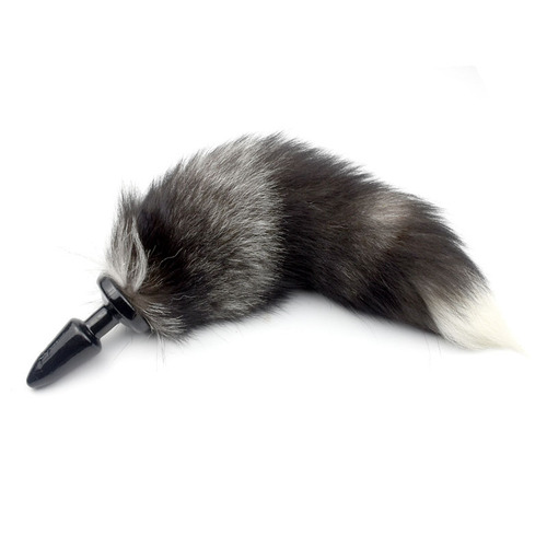 Adult sex toys, back court, female anal plug expansion device, female fox tail, ultra-large silicone anal plug