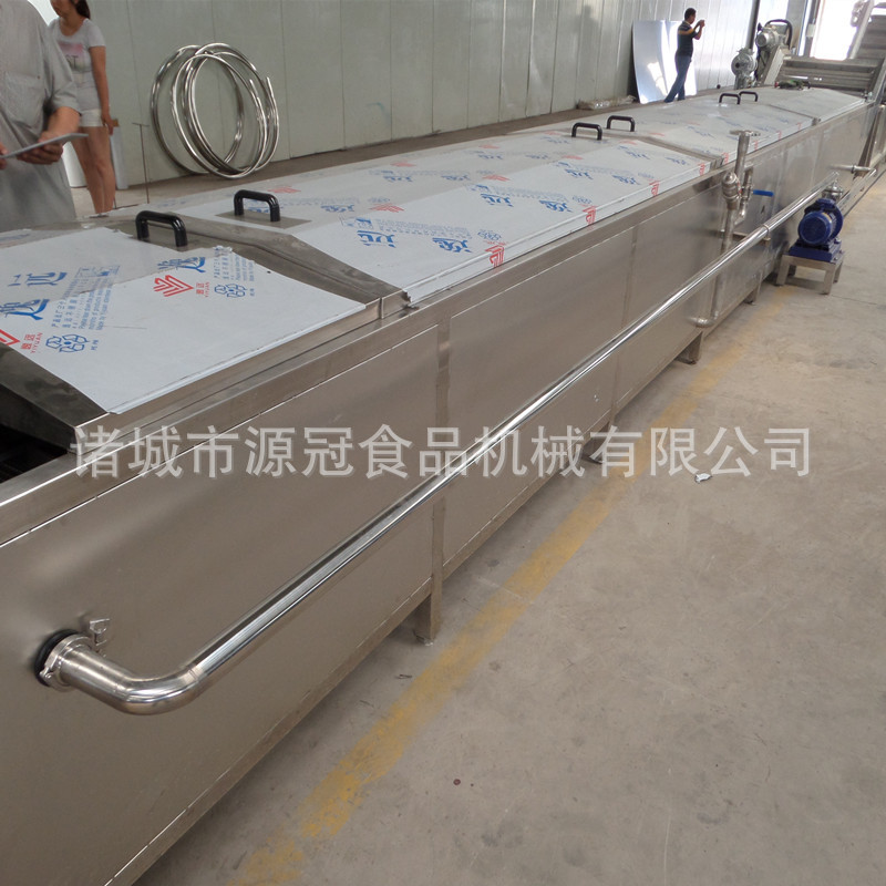 隧道式蒸煮机 海参预煮机 预制菜豆角鸡爪漂烫流水线 自动控温