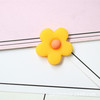 Matte resin flower-shaped with accessories, children's hair accessory, socks, handmade