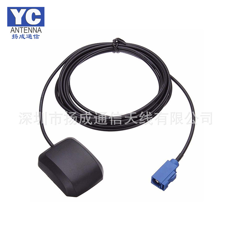 工厂直销北斗天线GPS卫星定位有源天线 FAKRA接头SMA接口