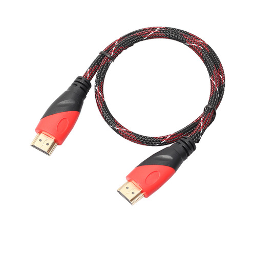 AliExpress Source Gold Plated Headband Braided Mesh 1080P 3D Version 1.4 HDMI Male to Male Video Cable