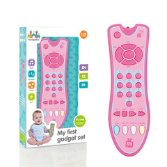 Baby TV Simulator Remote Control with Music English Learning Remote Control Educational Cognitive Preschool Enlightenment Toy