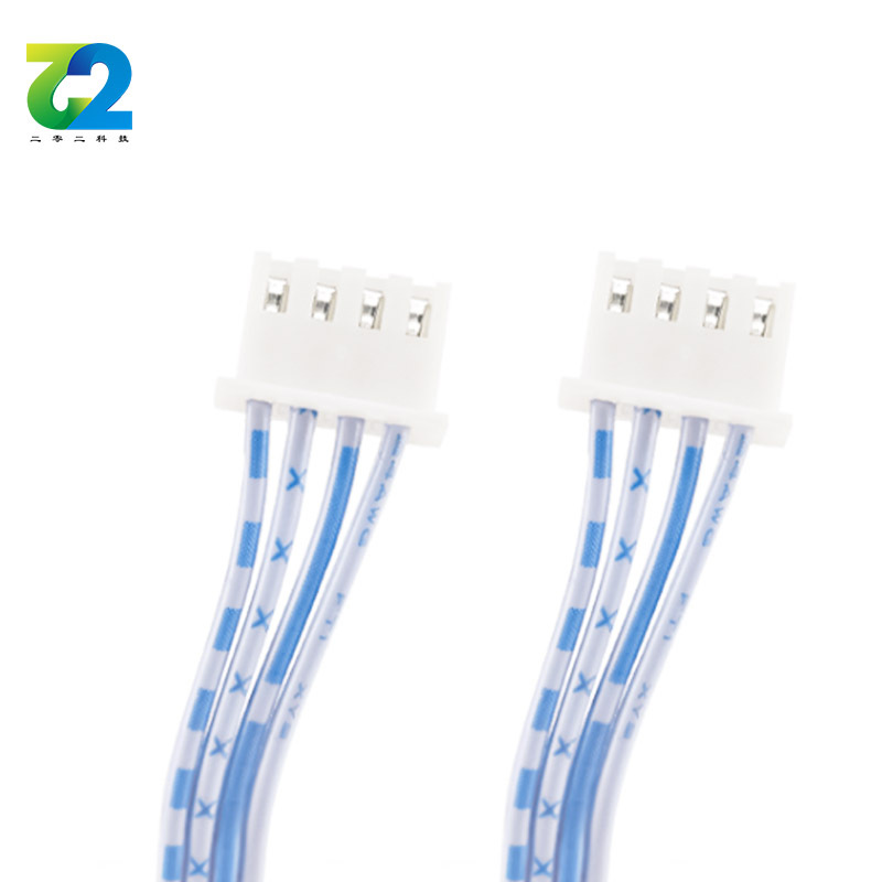 排线端子线 蓝色排线间距2.54 LED灯端子线接线束 厂家直销