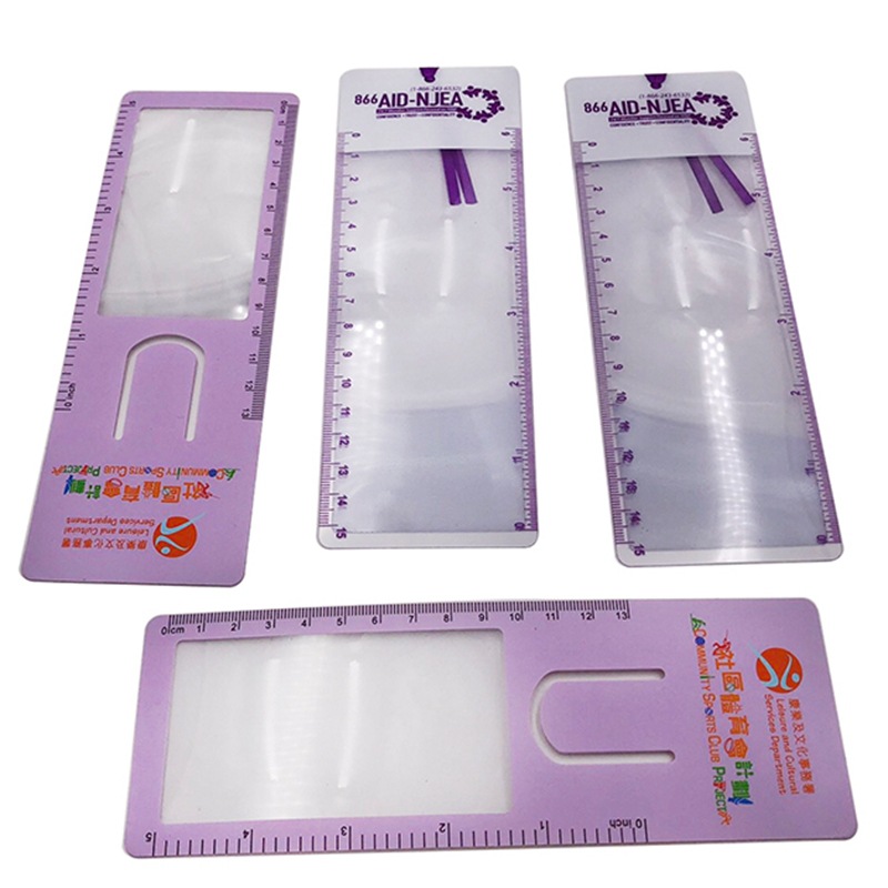 【寄样】GD8060.5mmPVC 便携式 书签书夹式放大镜