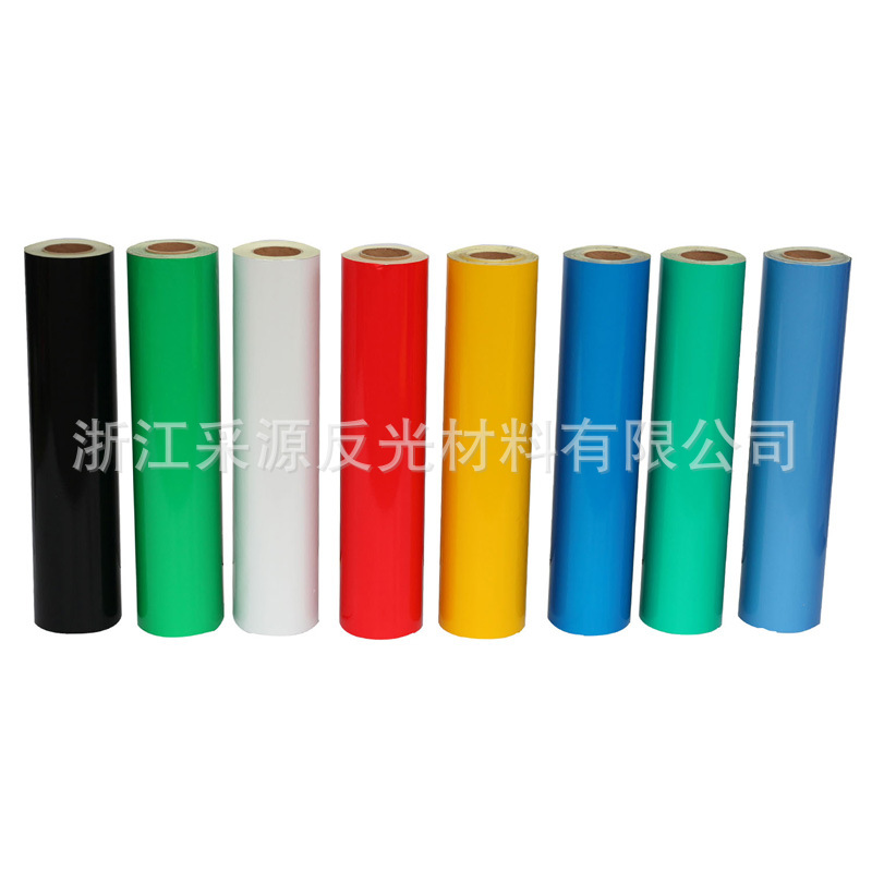 厂家供应3200亚克力反光膜交通标牌反光贴丝印反光膜广告反光材料
