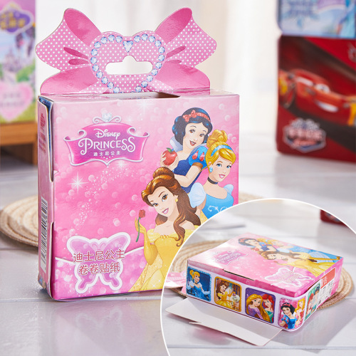 Disney children's roll stickers Snow White and Frozen Sofia boxed animation expression sticker book