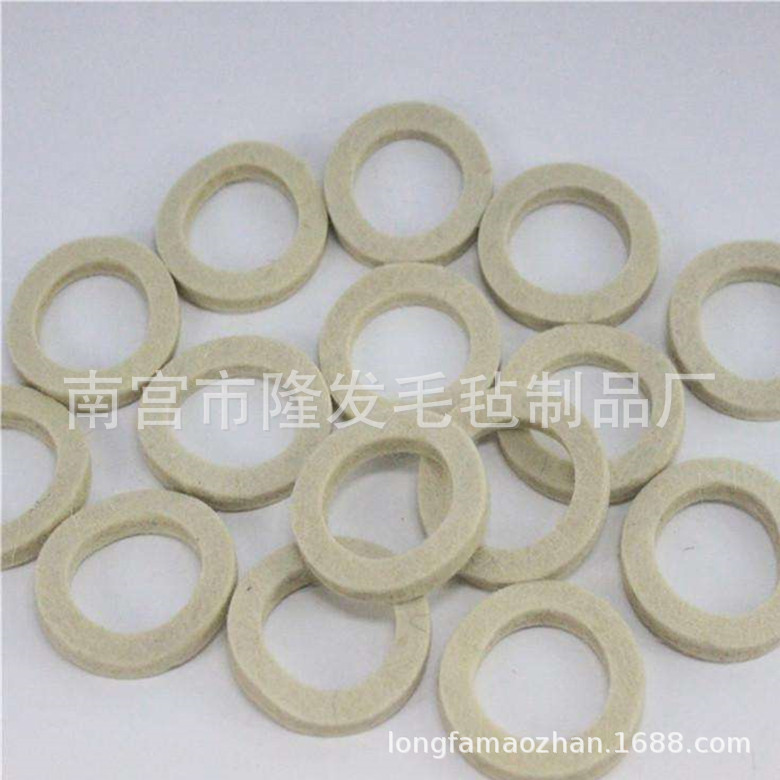 衬垫缓冲垫圈 防尘密封吸油羊毛毡密封垫 密封圈 毛毡油封