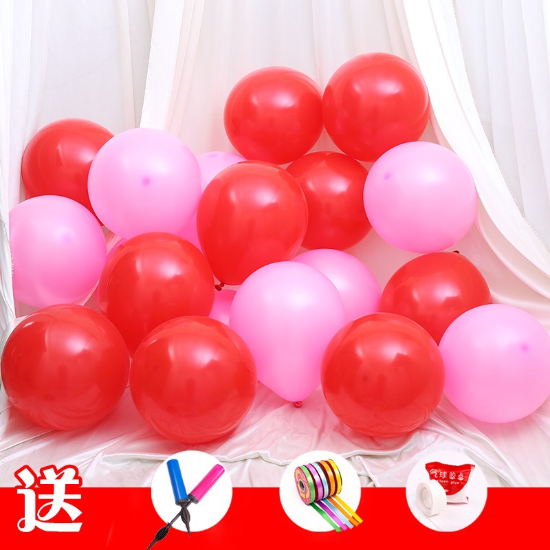 10-pulgadas engrosada 1,8G mate globo de látex evento de boda fiesta de cumpleaños decoración globo fábrica al por mayor