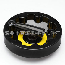百源厂家供应可折叠机床手轮 内波纹手轮 可折内波手轮