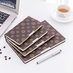 Ming Xingsheng business office notebook fashionable simple PU notepad B5A536KB6 leather notepad wholesale