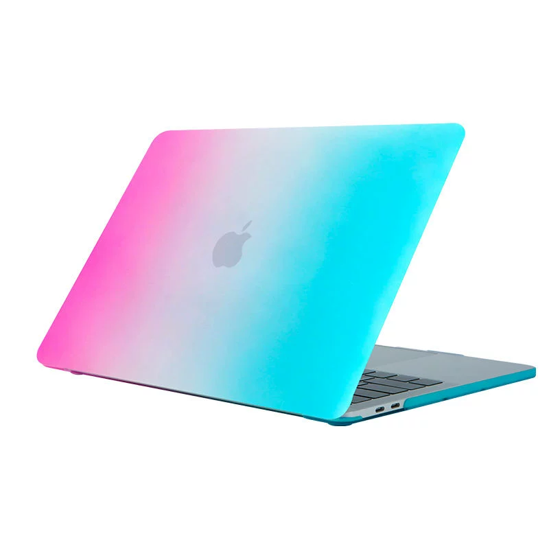 Совместимый с Apple ноутбук, радужная матовая защитная крышка для MacBook, 13 дюймов, pro11