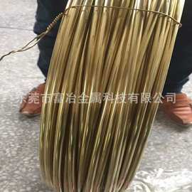 厂家大量供应H65黄铜线扁线 冷镦铜线规格齐全H62退火软态黄铜线