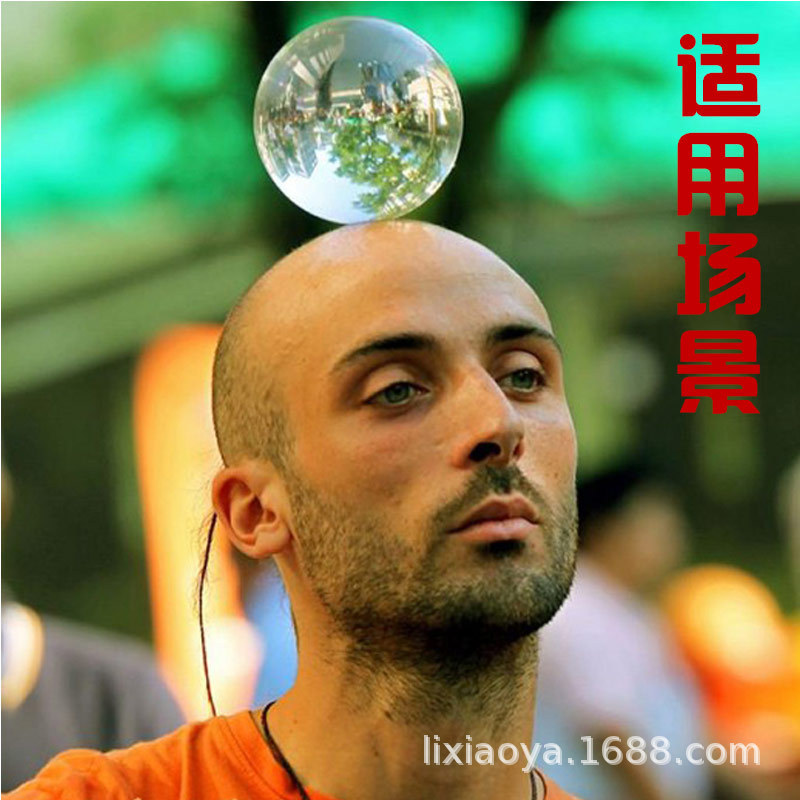 Bola de malabarismo profesional bola de cristal resina acrílico resistente a la gota de molienda magia apoyos demostración de talento de China