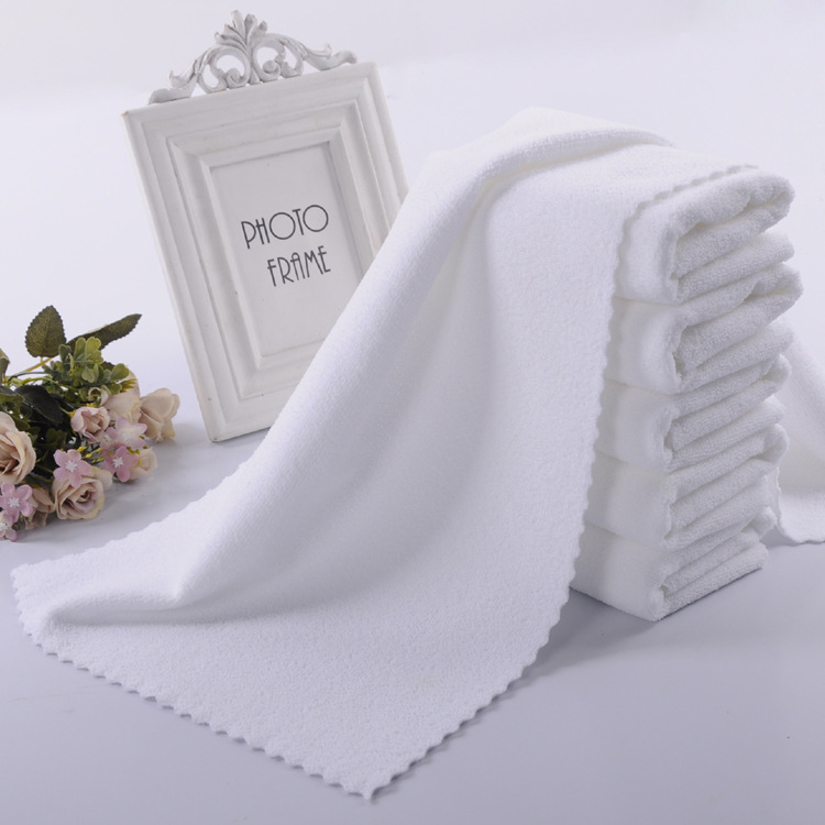 Hotel Towels Disposable White Towels Manufacturer Direct Supply Fiber Towels Hotel Toiletries White Towels