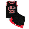 Summer basketball uniform, summer clothing, children's sports vest, set, children's clothing, 1-3-5 years, western style