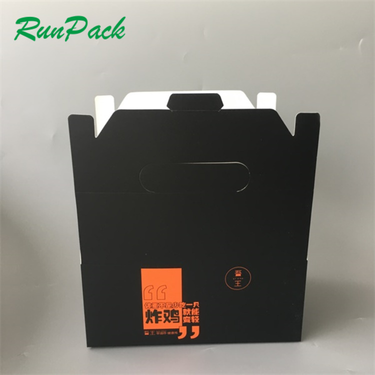 深圳厂家一次性炸鸡鸡腿鸡翅外卖打包手提纸盒可印logo蛋糕点心盒