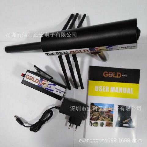 非洲中东德克萨神REAL AKS PRODetector地下金属探测器黑色版