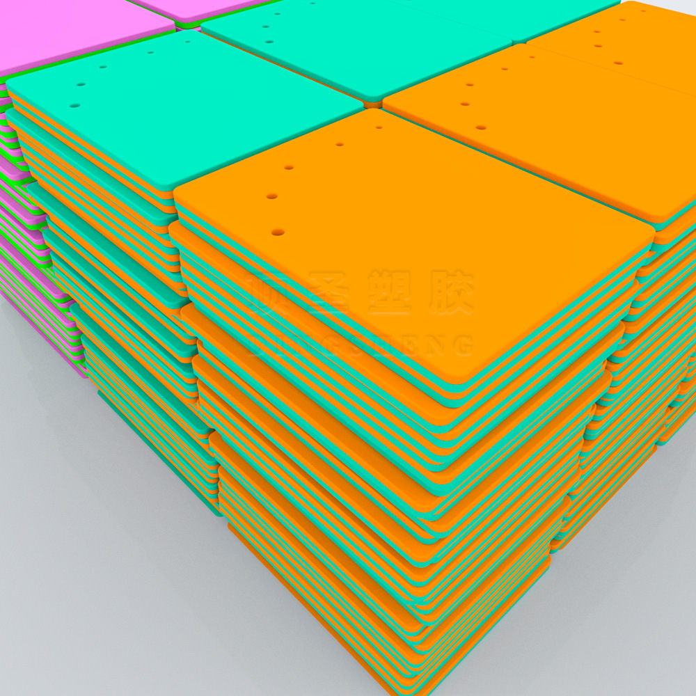 Five-hole square fondant two-color Eva flower modeling pad sponge pad shaping pad 5-hole sugar flower drying pad baking tool