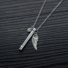 Accessory stainless steel, commemorative necklace, perfume, pendant