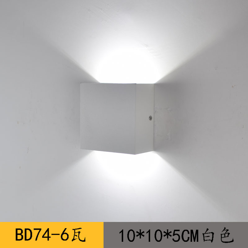 AliExpress Amazon luz LED oscurecimiento de noche lámpara de pared interior de aluminio moderno simple arriba y abajo de la lámpara de pasillo de iluminación