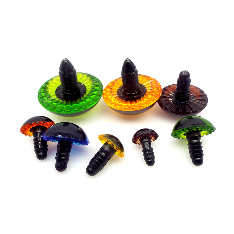 Accesorios de juguete láser ojo cuentas muñeca radiación ojo muñeca fresa oso plástico DIY ojo animal resina Accesorios