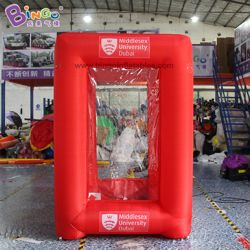 兵果气模充气抓钱机气模 外贸出口开业活动充气抓钱机充气模型