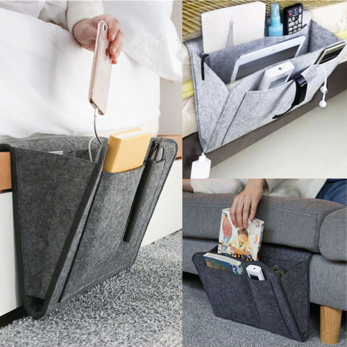 Amazon felt sofa storage bag bedside hanging storage hanging bag storage box clothing magazine remote control file bag