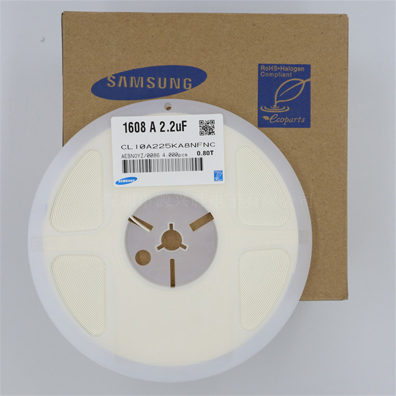 三星陶瓷 贴片电容 CL10A225KA8NFNC 0603 225K 2.2UF 25V X5R10%