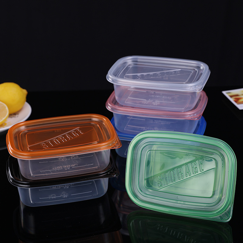 483ML 一次性餐盒塑料盒子饭盒外卖打包水果捞盒子洗衣凝珠包装盒