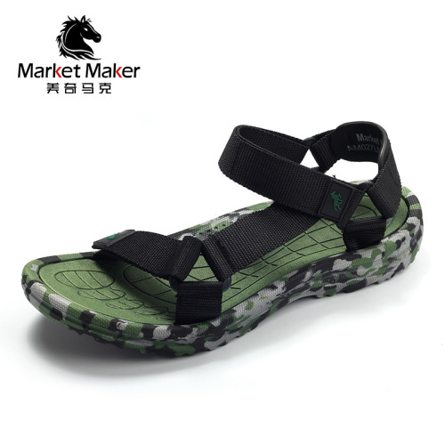 Vietnamese men's sandals, men's wholesale casual non-slip soft-soled woven clogs, sports beach shoes