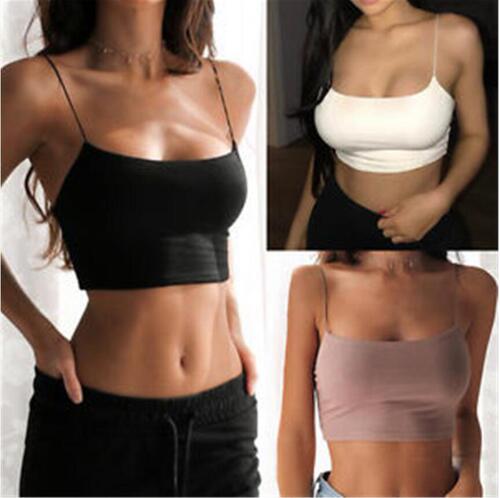 A large quantity of OEM products from AliExpress in Europe and the United States, featuring summer women's clothing, new pure color sexy spaghetti strap crop tops with backless designs.