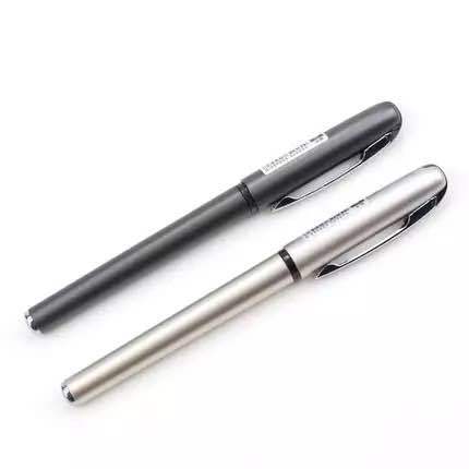 Deli S25 pluma de gel oficina de negocios pluma de agua negro jefe herramienta de escritura pluma de carbono 0,5mm recarga image 4