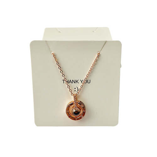 Paper Card Small Decorative Cards White Card Paper Printed Earring Necklace Packaging Display Cards Can Be Shipped 