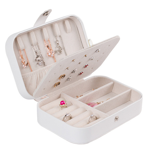Accessories storage box portable jewelry box jewelry box PU jewelry box wholesale jewelry box multi-functional jewelry box