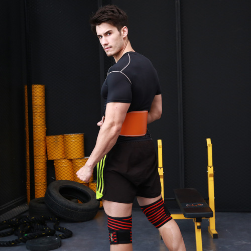 Weightlifting squat stretch elastic bandage long knee pads for men and women fitness protective gear sports training sports knee pads