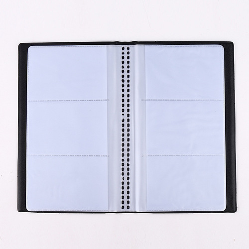 Factory direct sales business card book leather business card thin business card holder storage book collection business card card holder