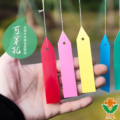 Perforated PVC Plastic gardening flowers and plants Succulent plants label Plastic 10X2 one word waterproof label